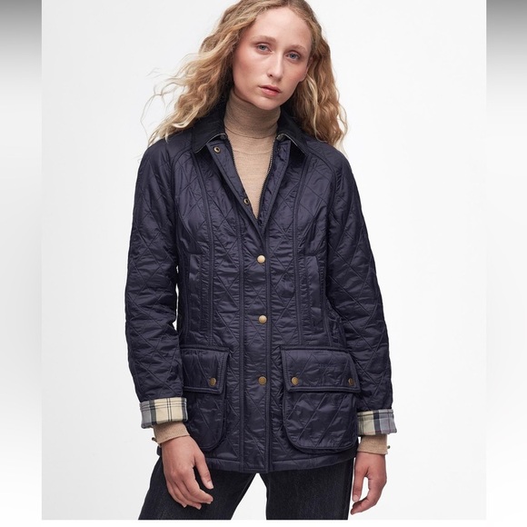 BARBOUR-Beadnell Polarquilt - Navy - Picture 1 of 8